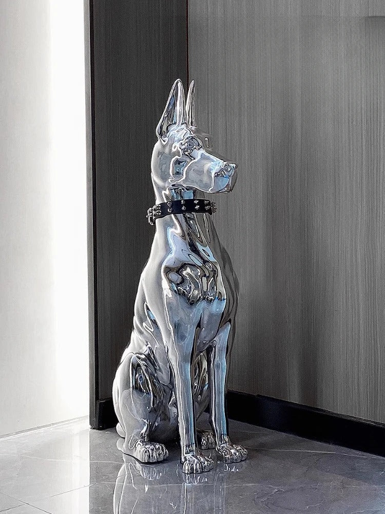 statue-chien-taille-reelle