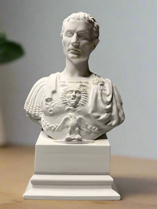 jules-cesar-statue-buste-en-platre