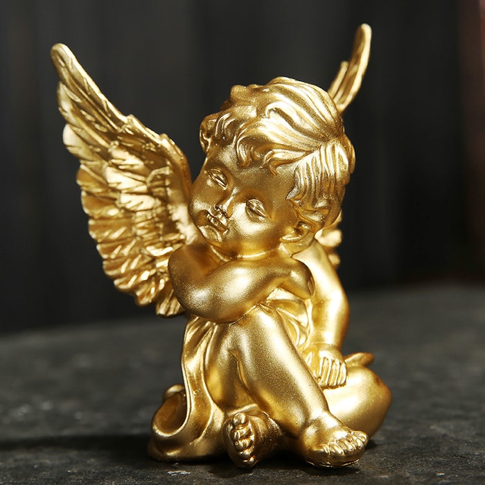 Statue Ange Doré — Édition Prestige