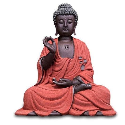 statue-bouddha-argile