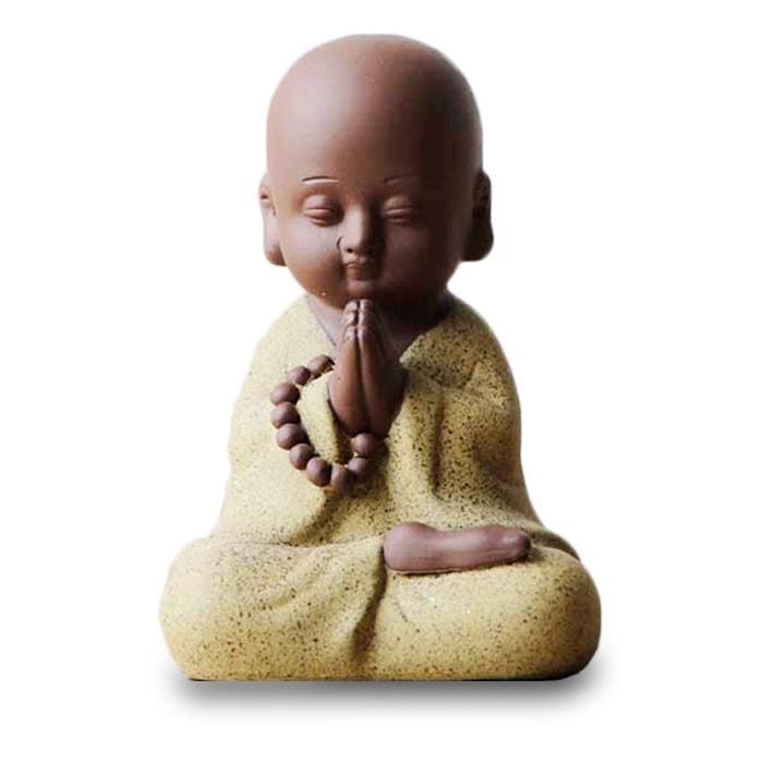 Statue Bouddha Moine Sage – Édition Signature