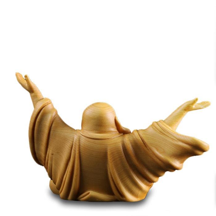 Statue Bouddha Moine Heureux — Édition Prestige