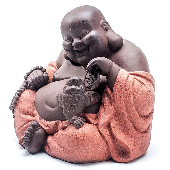 Statue Bouddha Rieur Sage — Édition Prestige