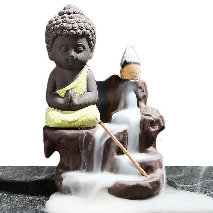 Statue Bouddha & Encens — Collection Signature