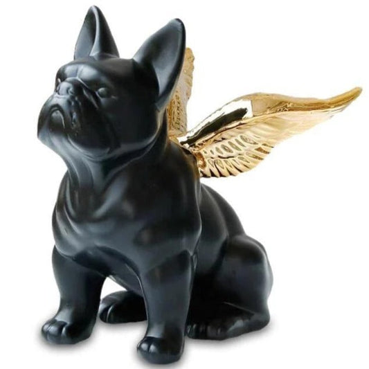 statue-bouledogue-aile