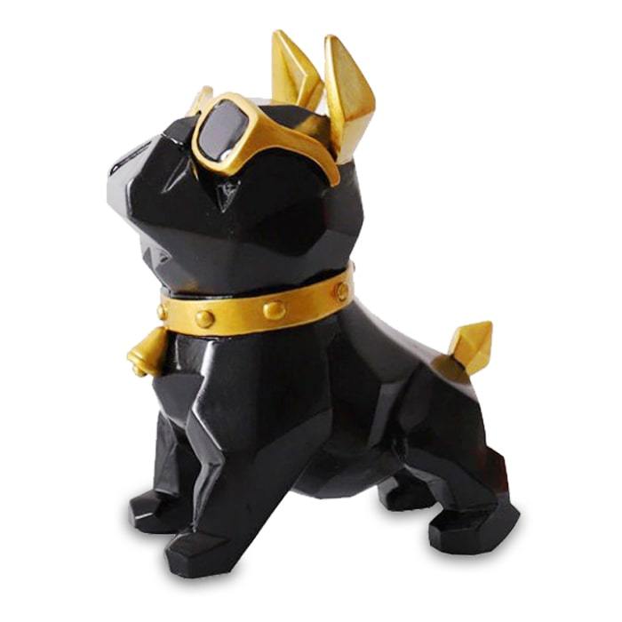 Statue Bouledogue Coloré — Édition Signature