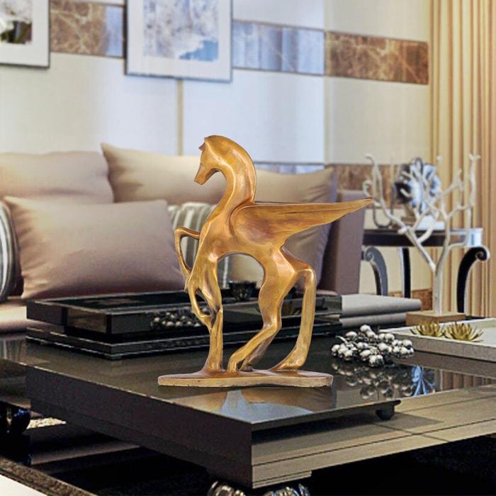 Statue Bronze Cheval Ailé – Édition Prestige