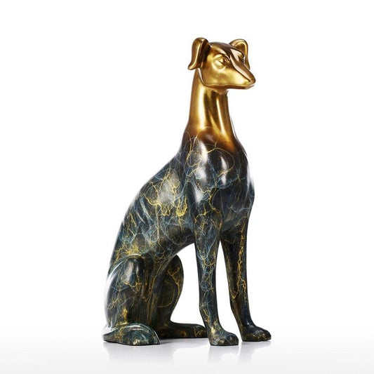 statue-bronze-chien-de-garde