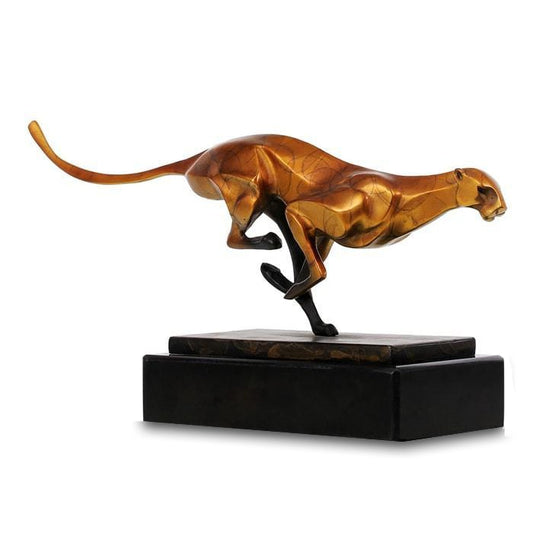 statue-bronze-leopard-legendaire