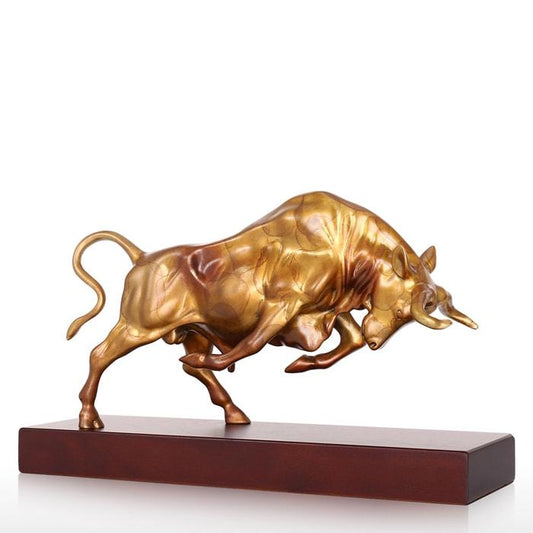 statue-bronze-taureau-enrage