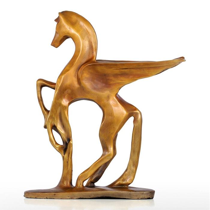 Statue Bronze Cheval Ailé – Édition Prestige