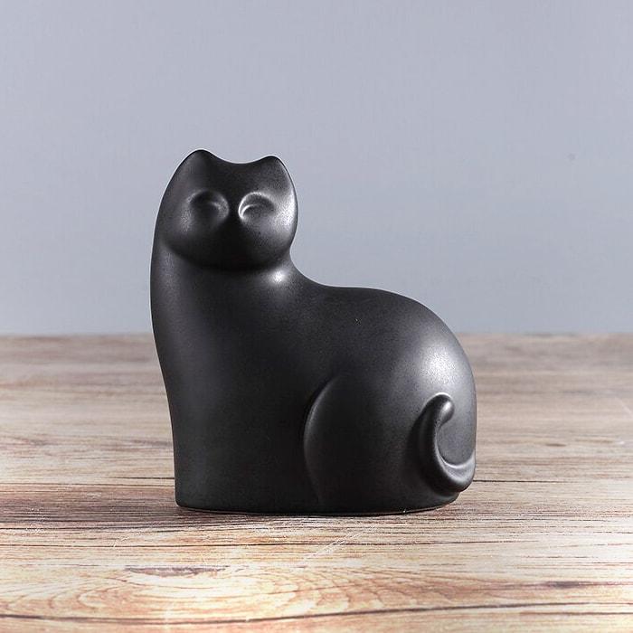Statue Chat Noir & Blanc — Édition Prestige