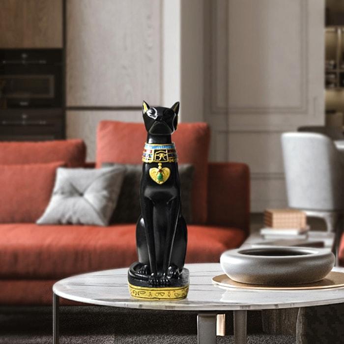 Statue Chat L'Égyptien - Collection Prestige
