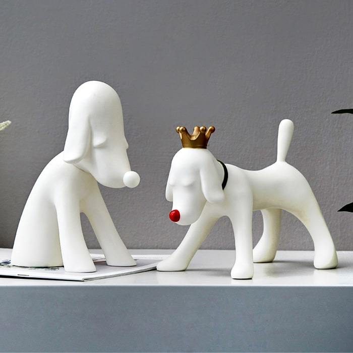 Statue Doggy Family pour Chiens