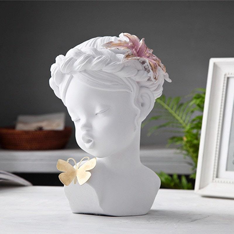 Statue Tête de Femme Fatale