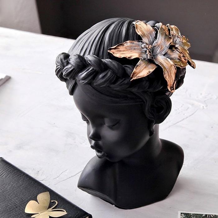 Statue Tête de Femme Fatale