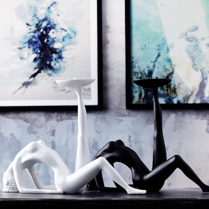 Statue Femme Déesse Allongée — Édition Prestige