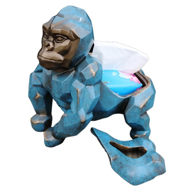 Statue Origami: Le Gorille Enragé