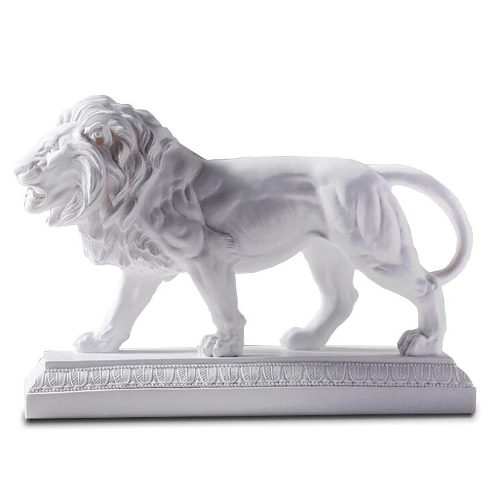 statue-lion-blanc