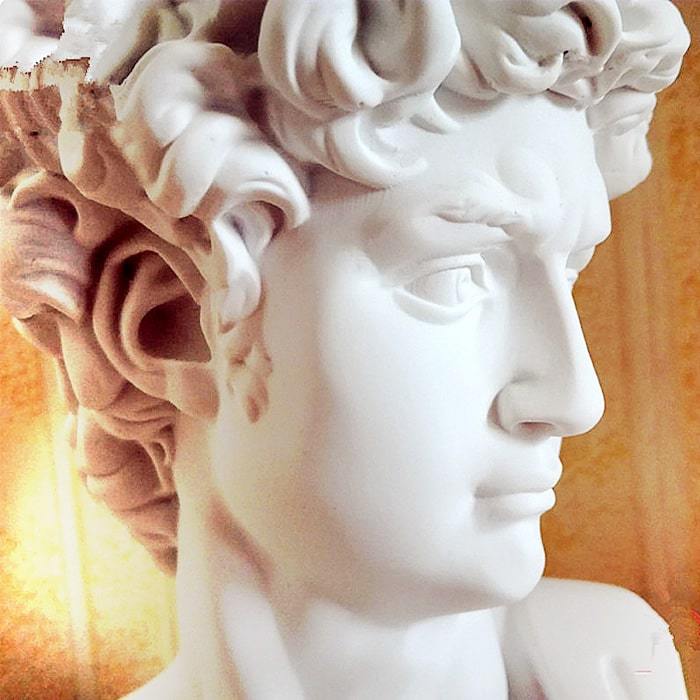 Statue Tête Grecque – Collection Prestige