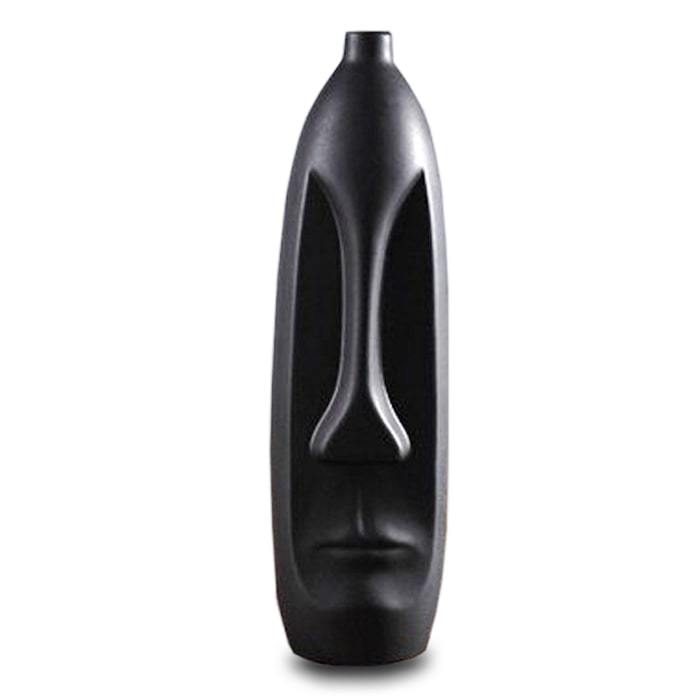 statue-tete-moai-black-white
