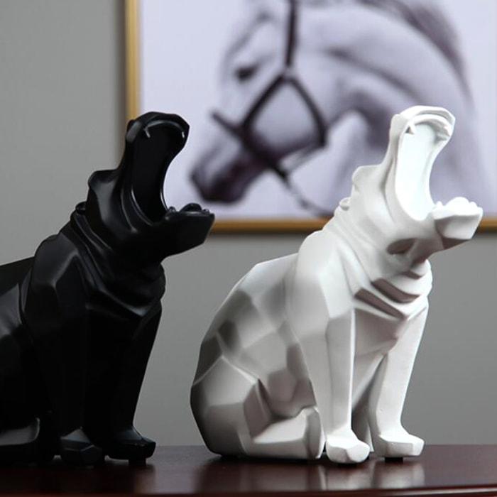 Statue Origami Rhinocéros — Édition Signature