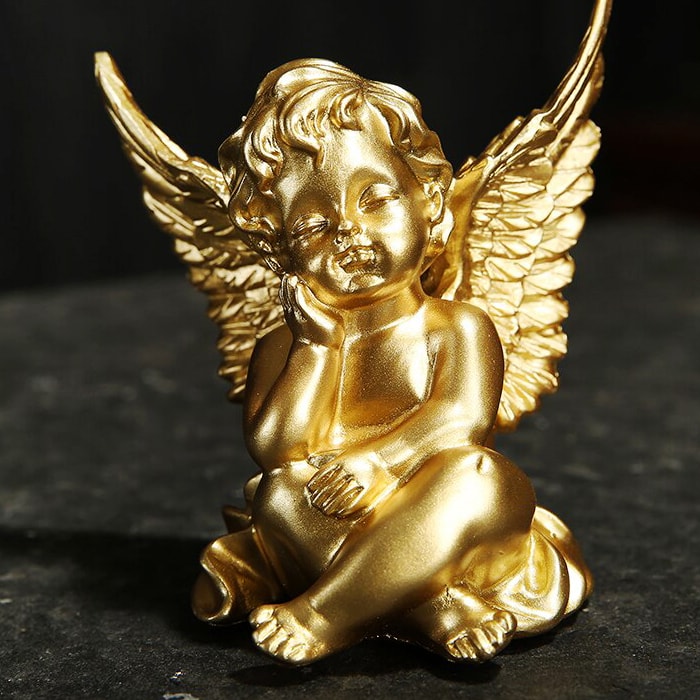 Statue Ange Doré — Édition Prestige