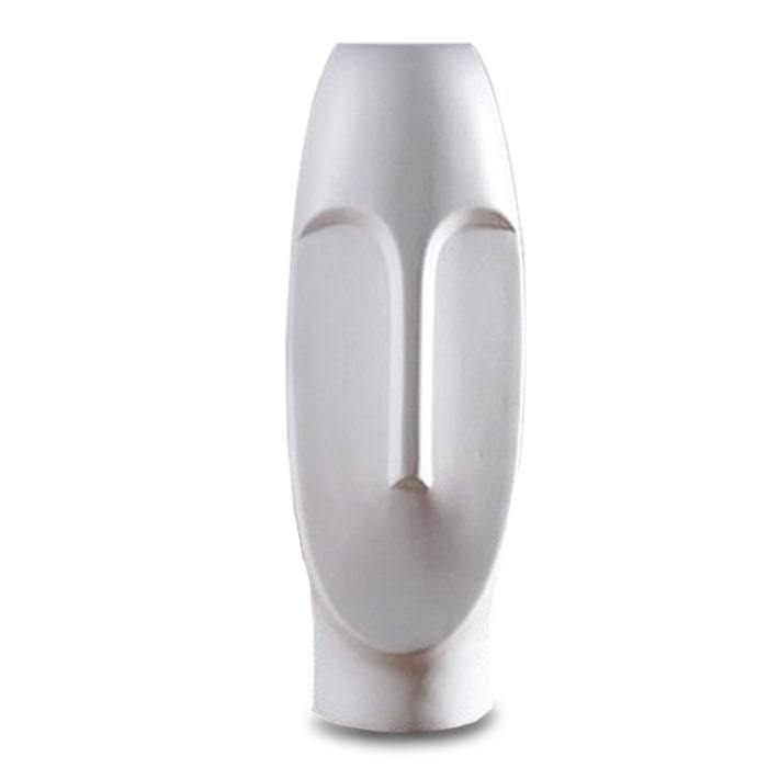 Moaï Head Statue – Black & White Edition