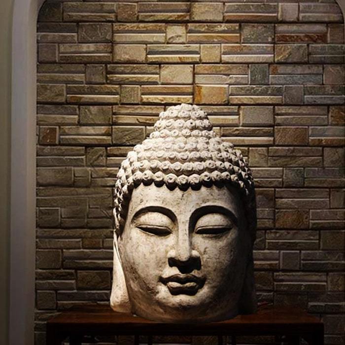 Statue Tête de Bouddha Géante — Édition Prestige