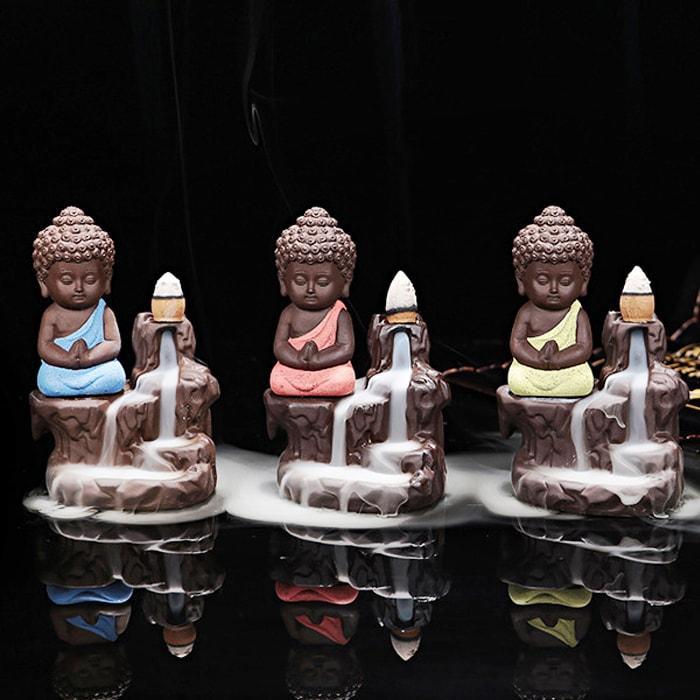 Statue Bouddha & Encens — Collection Signature