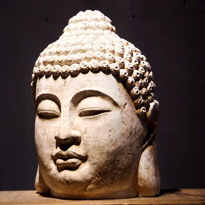 Statue Tête de Bouddha Géante — Édition Prestige